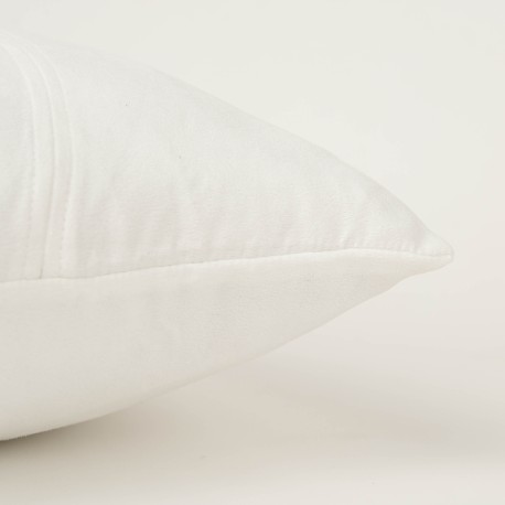 Cuscino quadrato scamosciato - federa + imbottitura