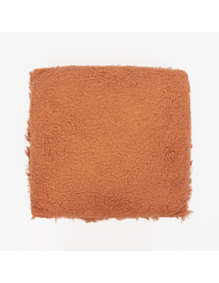 Cuscino quadrato pelo sherpa 45x45