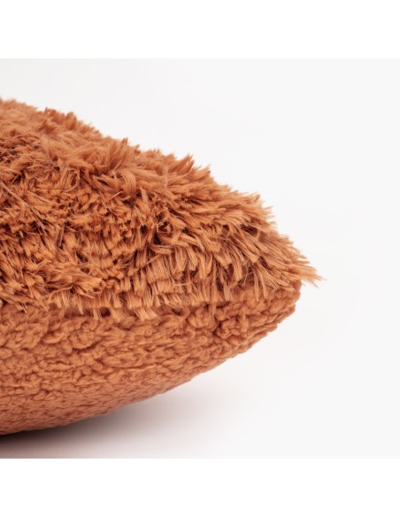 Cuscino quadrato pelo sherpa 45x45