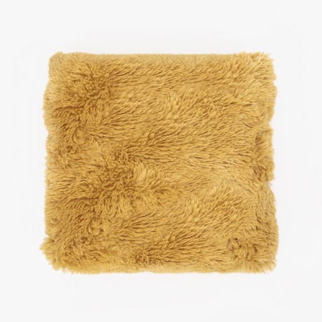 Cuscino quadrato pelo sherpa 45x45