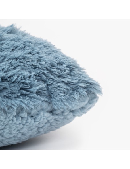 Cuscino quadrato pelo sherpa 45x45