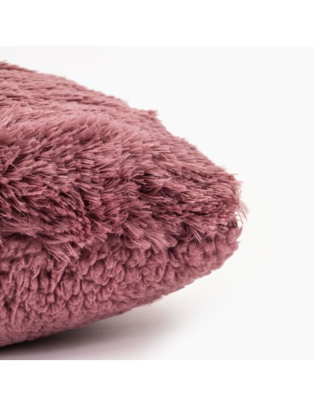 Cuscino quadrato pelo sherpa 45x45