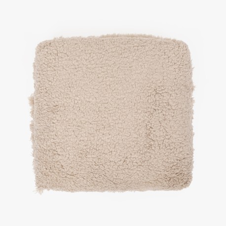 Cuscino quadrato pelo sherpa 45x45