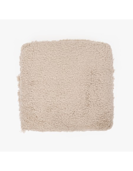 Cuscino quadrato pelo sherpa 45x45