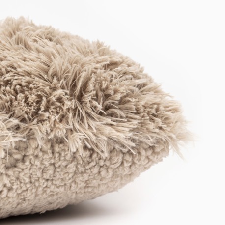 Cuscino quadrato pelo sherpa 45x45