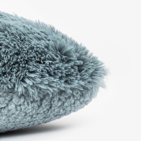 Cuscino quadrato pelo sherpa 45x45