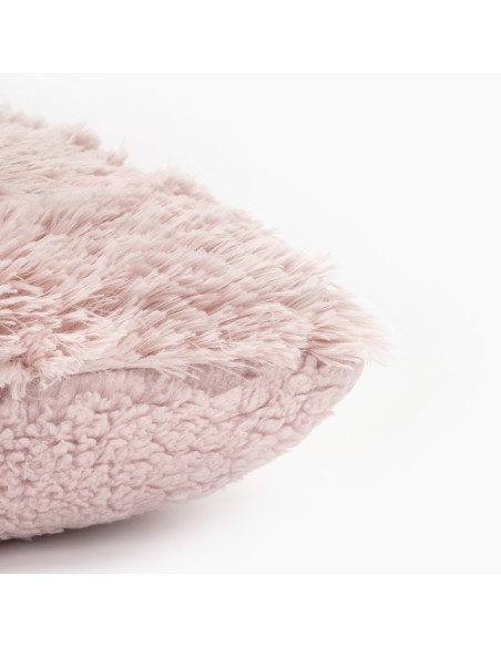 Cuscino quadrato pelo sherpa 45x45