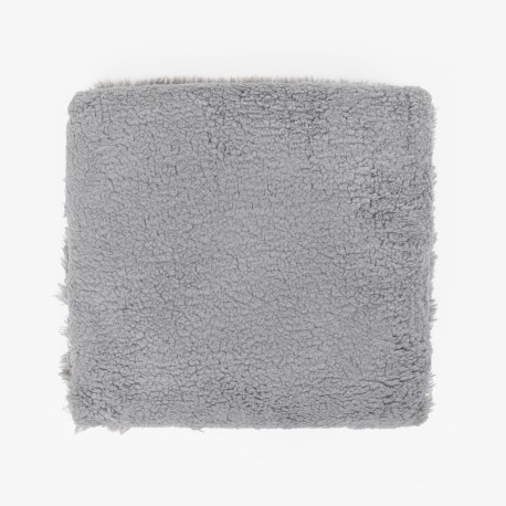 Cuscino quadrato pelo sherpa 45x45