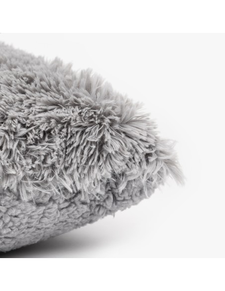 Cuscino quadrato pelo sherpa 45x45
