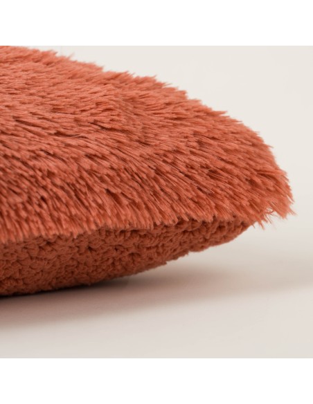 Cuscino quadrato pelo sherpa 45x45
