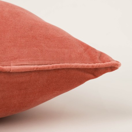 Cuscino rettangolare velluto cotone 30x50 - federa + imbottitura