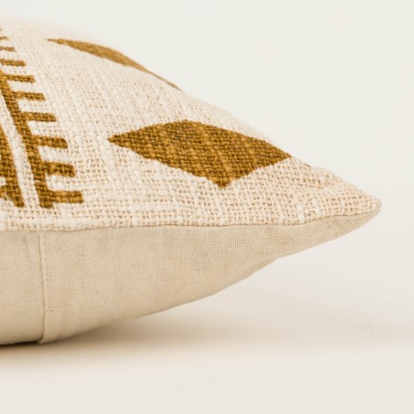 Cuscino quadrato cotone Fauno 45x45 - federa + imbottitura