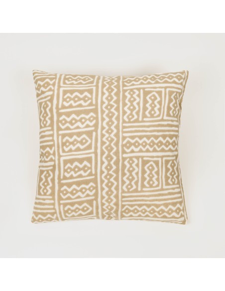 Cuscino quadrato Vinuesa sabbia 50x50 - federa + imbottitura Cuscino quadrato Vinuesa sabbia 50x50 - federa + imbottitura