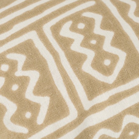 Cuscino quadrato Vinuesa sabbia 50x50 - federa + imbottitura