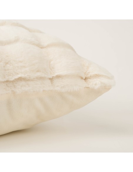 Cuscino quadrato effetto pelo Ondas 50x50 - federa + imbottitura Cuscino quadrato effetto pelo Ondas 50x50 - federa + imbottitura