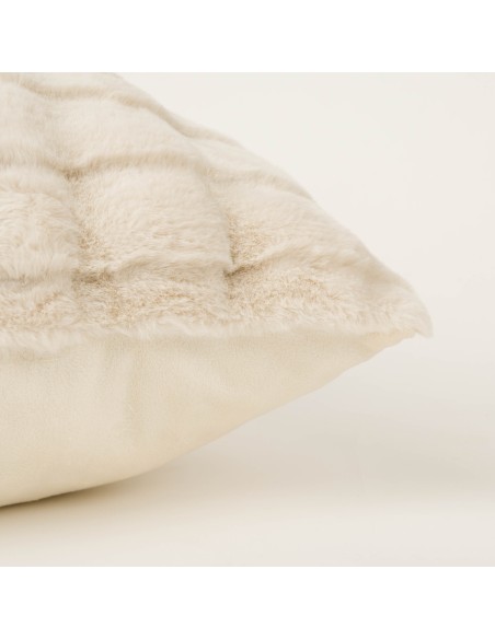 Cuscino quadrato effetto pelo Ondas 50x50 - federa + imbottitura Cuscino quadrato effetto pelo Ondas 50x50 - federa + imbottitura