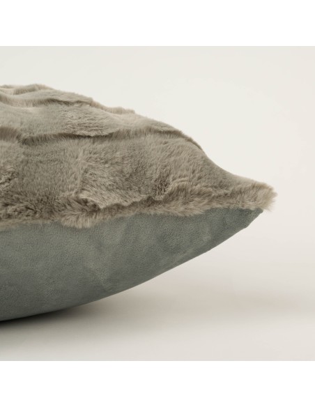 Cuscino quadrato effetto pelo Ondas 50x50 - federa + imbottitura Cuscino quadrato effetto pelo Ondas 50x50 - federa + imbottitura