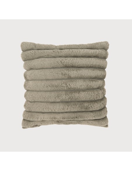 Cuscino quadrato effetto pelo Raya 50x50 - federa + imbottitura Cuscino quadrato effetto pelo Raya 50x50 - federa + imbottitura