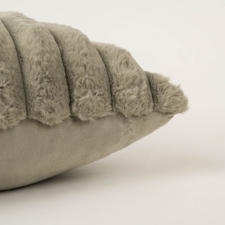Cuscino quadrato effetto pelo Raya 50x50 - federa + imbottitura