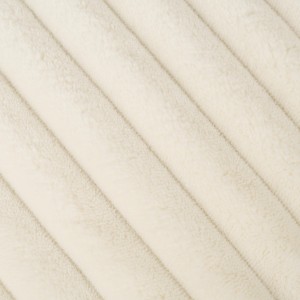Cuscino quadrato velluto a coste pelo Raya 45x45 - federa + imbottitura 2
