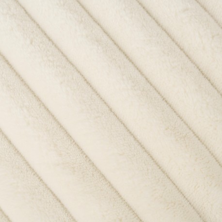 Cuscino quadrato velluto a coste pelo Raya 45x45 - federa + imbottitura