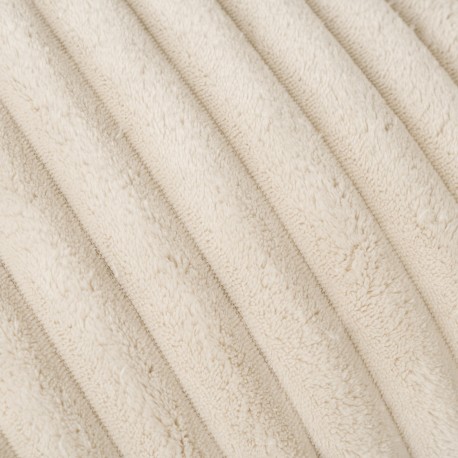 Cuscino quadrato velluto a coste pelo Raya 45x45 - federa + imbottitura