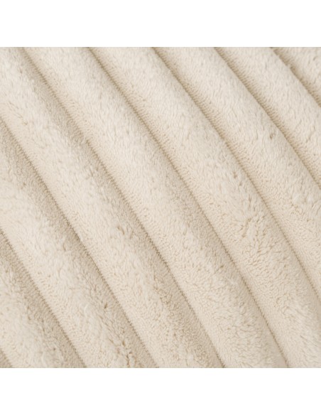 Cuscino quadrato velluto a coste pelo Raya 45x45 - federa + imbottitura