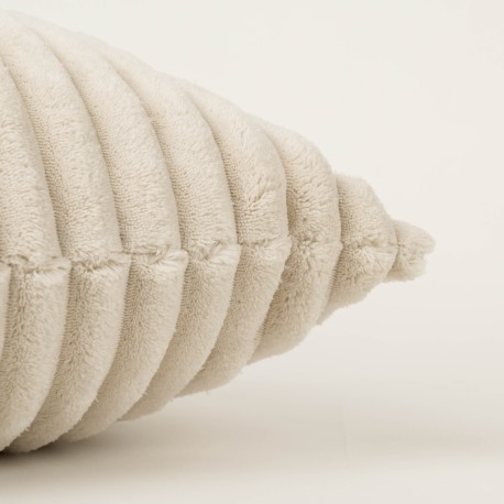 Cuscino quadrato velluto a coste pelo Raya 45x45 - federa + imbottitura