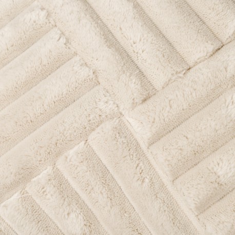 Cuscino quadrato velluto a coste pelo incrociato 45x45 - federa + imbottitura