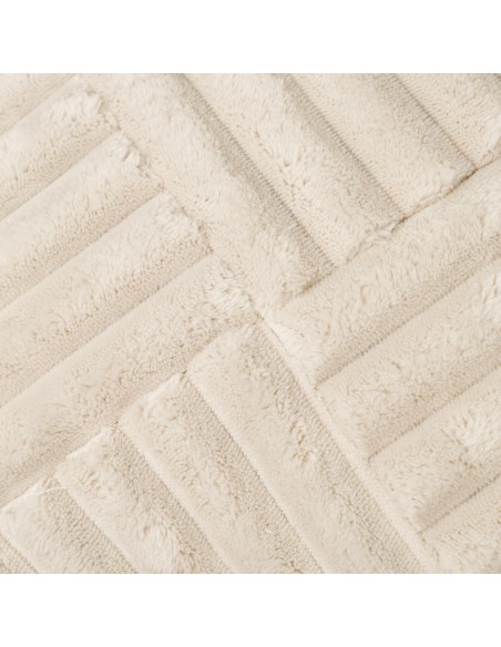 Cuscino quadrato velluto a coste pelo incrociato 45x45 - federa + imbottitura