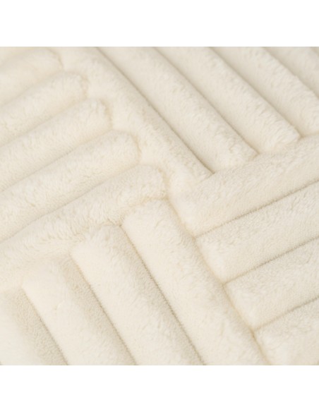 Cuscino quadrato velluto a coste pelo incrociato 45x45 - federa + imbottitura