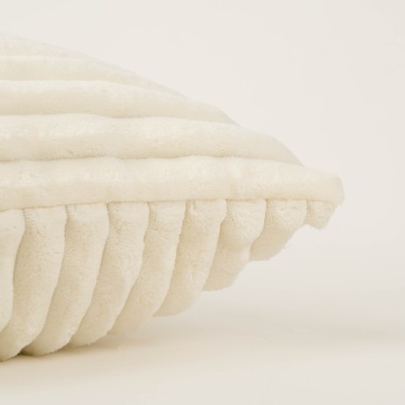 Cuscino quadrato velluto a coste pelo incrociato 45x45 - federa + imbottitura