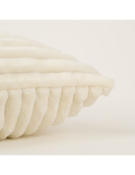 Cuscino quadrato velluto a coste pelo incrociato 45x45 - federa + imbottitura