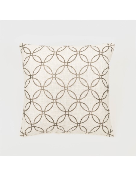 Cuscino quadrato cotone Circulo 45x45 - federa + imbottitura