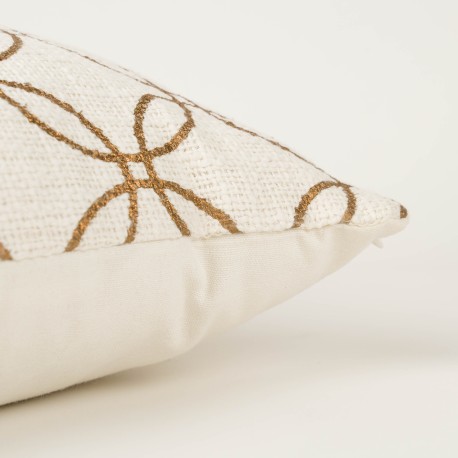 Cuscino quadrato cotone Circulo 45x45 - federa + imbottitura