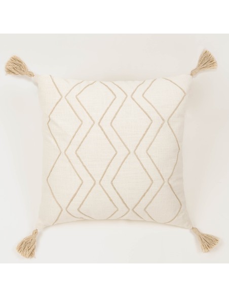 Cuscino quadrato cotone Zig 45x45 - federa + imbottitura Cuscino quadrato cotone Zig 45x45 - federa + imbottitura