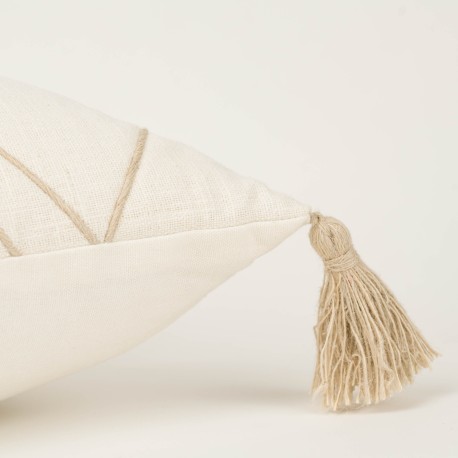 Cuscino quadrato cotone Zig 45x45 - federa + imbottitura