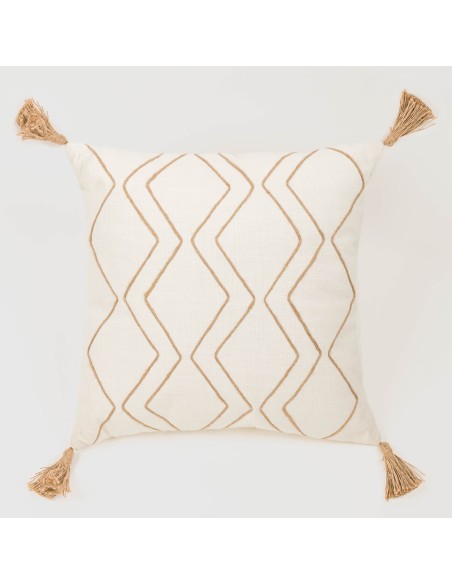 Cuscino quadrato cotone Zig 45x45 - federa + imbottitura Cuscino quadrato cotone Zig 45x45 - federa + imbottitura