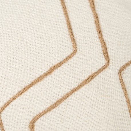 Cuscino quadrato cotone Zig 45x45 - federa + imbottitura