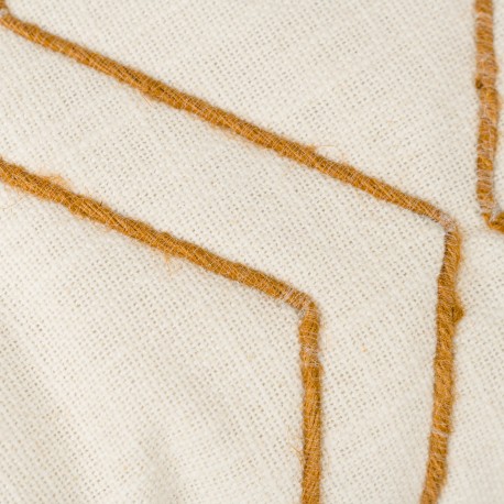 Cuscino quadrato cotone Zig 45x45 - federa + imbottitura