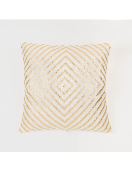 Cuscino quadrato cotone Diamante 45x45 - federa + imbottitura