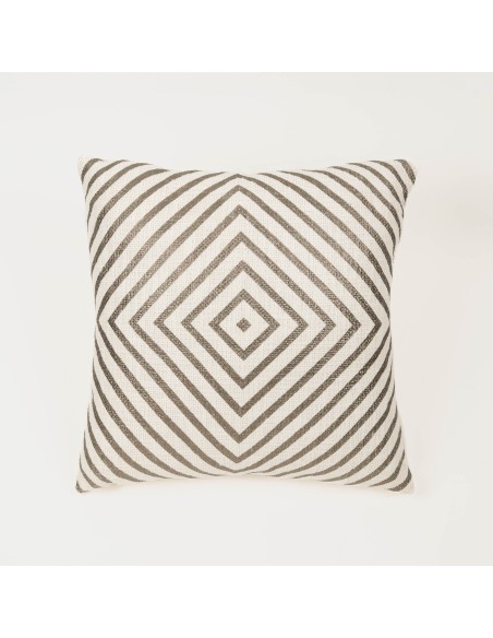 Cuscino quadrato cotone Diamante 45x45 - federa + imbottitura