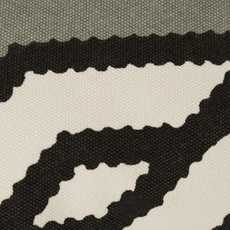 Cuscino quadrato cotone Diamante bicolore 45x45 - federa + imbottitura