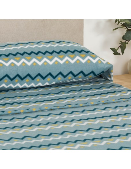 Set di lenzuola termiche Beraun blu acqua