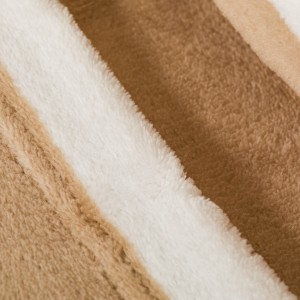 Set di lenzuola pile coral Raya Vinia sabbia 2