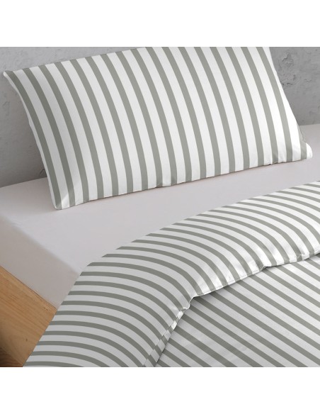 Copripiumino percalle Raya Aviles verde militare