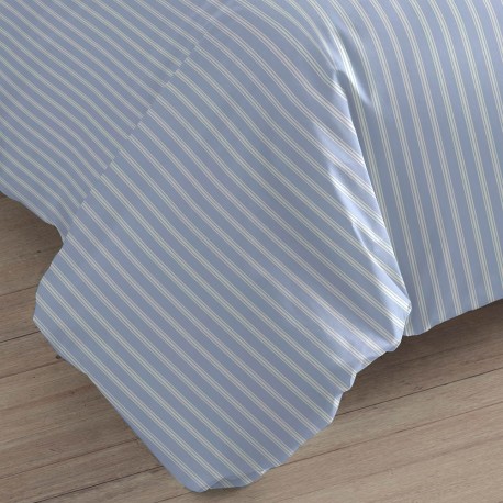 Copripiumino percalle Raya Marsella indaco