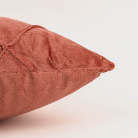 Cuscino rettangolare 30x50 New Rombo velluto - federa + imbottitura