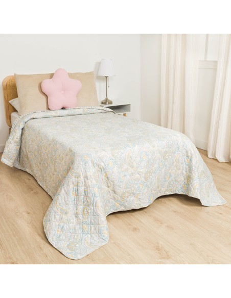 Copriletto bouti Cachemir verde Copriletto bouti Cachemir verde