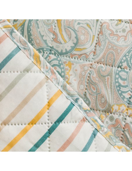 Copriletto bouti Cachemir verde Copriletto bouti Cachemir verde